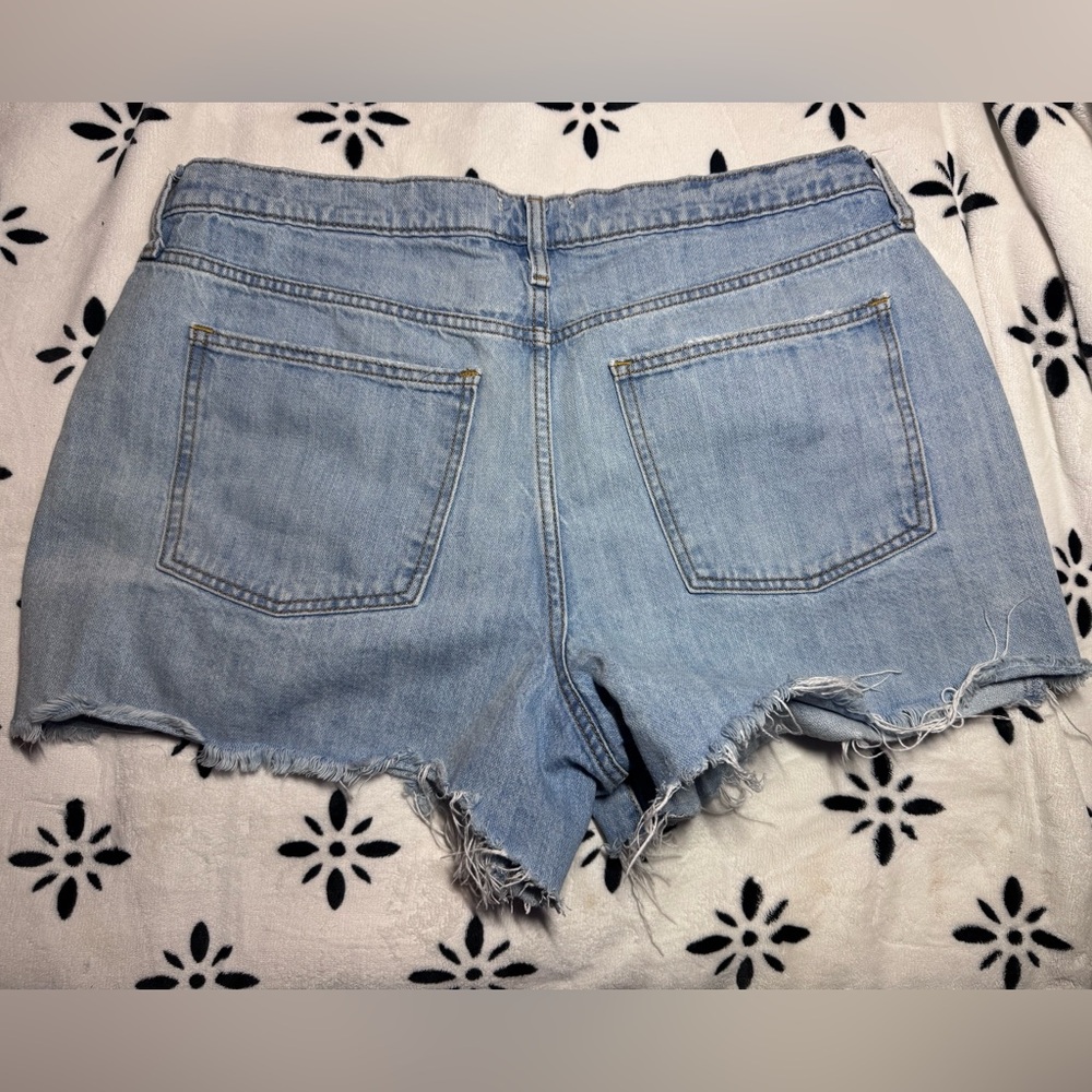 Universal Thread Light Blue Ripped Jean Shorts - Picture 2 of 2